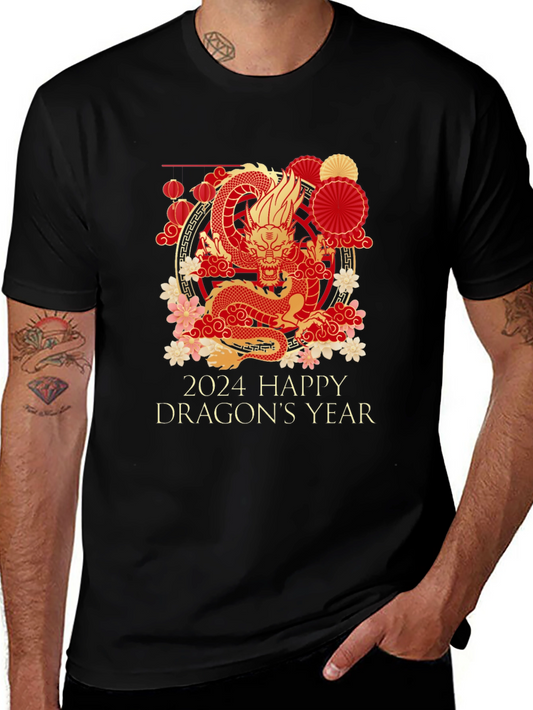 2024 Year of the Dragon Graphic T-Shirt