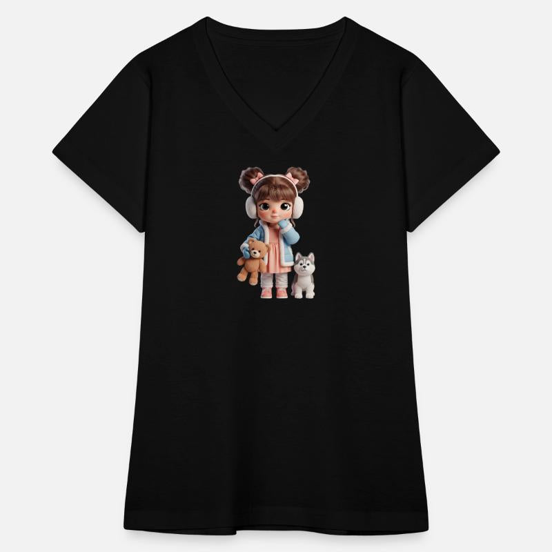 whimsical toy doll with animals