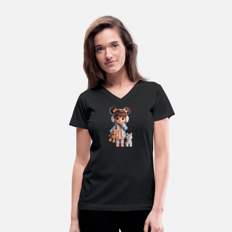 whimsical toy doll with animals
