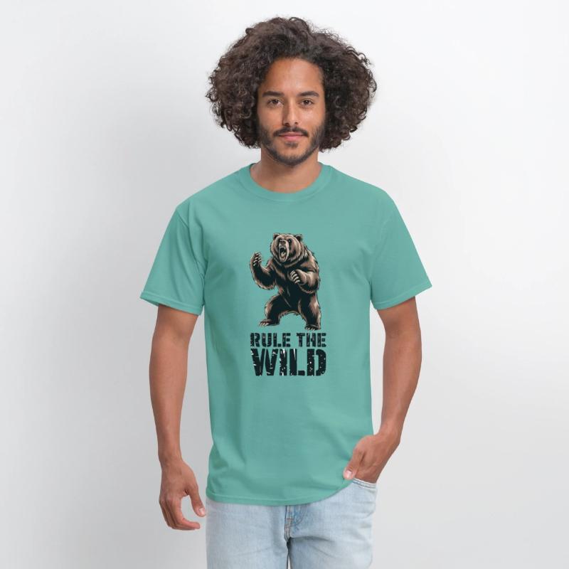 Wild Dominance: Roaring Grizzly Power