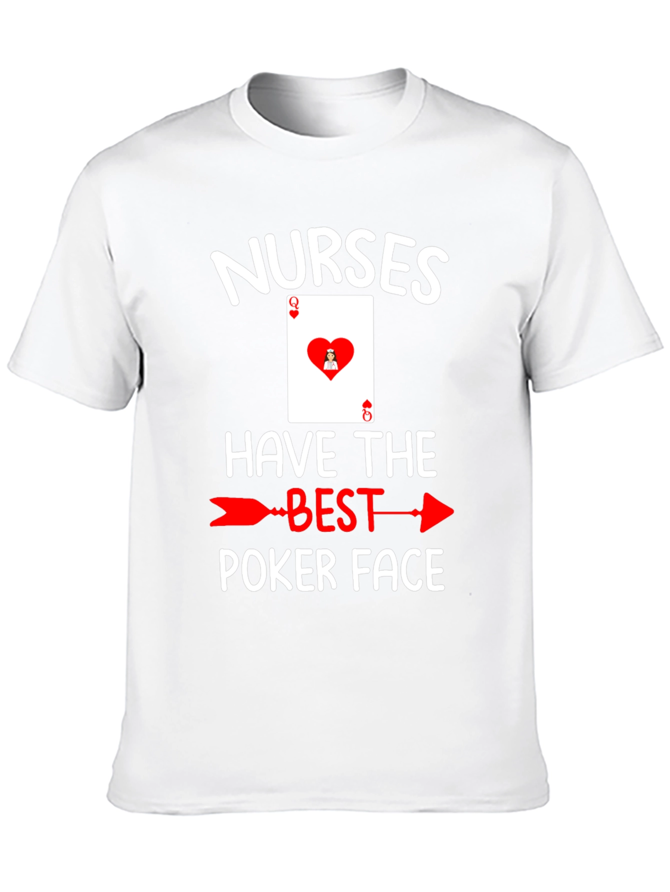 Nurses Poker Face T-Shirt