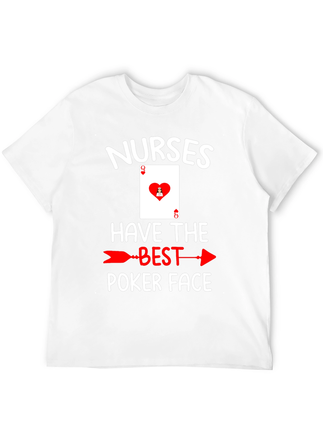Nurses Poker Face T-Shirt