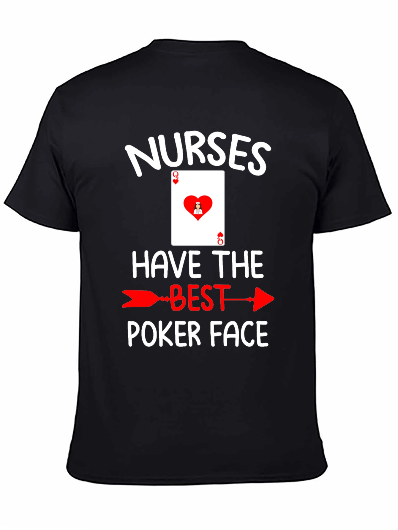 Nurses Poker Face T-Shirt