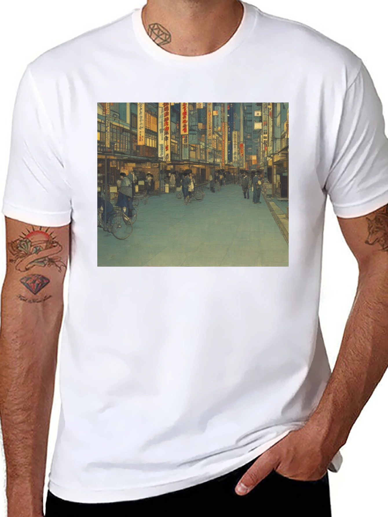 Retro Tokyo Streetwear T-Shirt