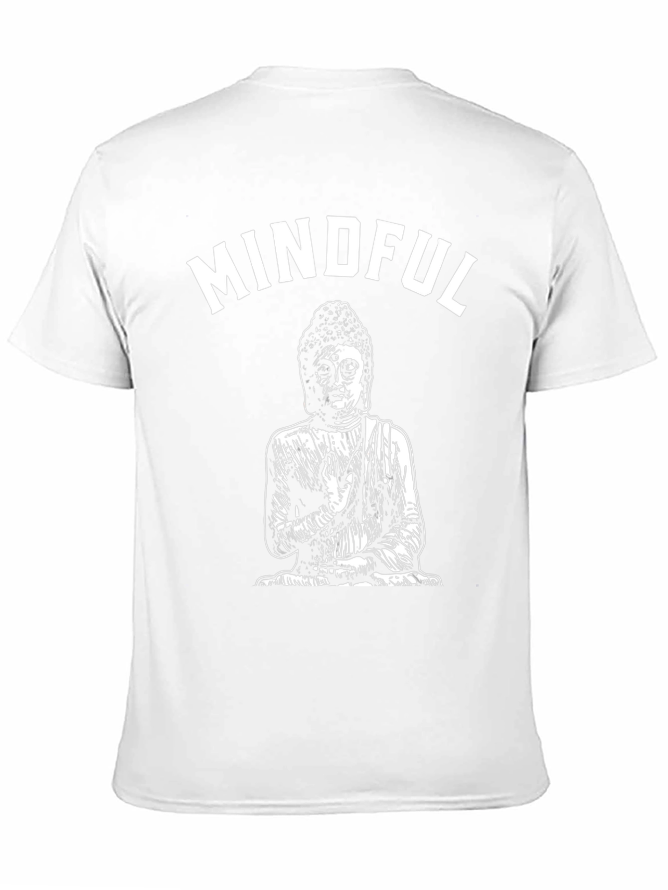 Mindful Buddha Graphic Tee - Black