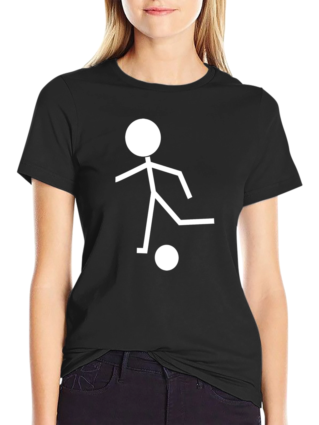 Soccer Stick Figure T-Shirt - Kick Some Fun!