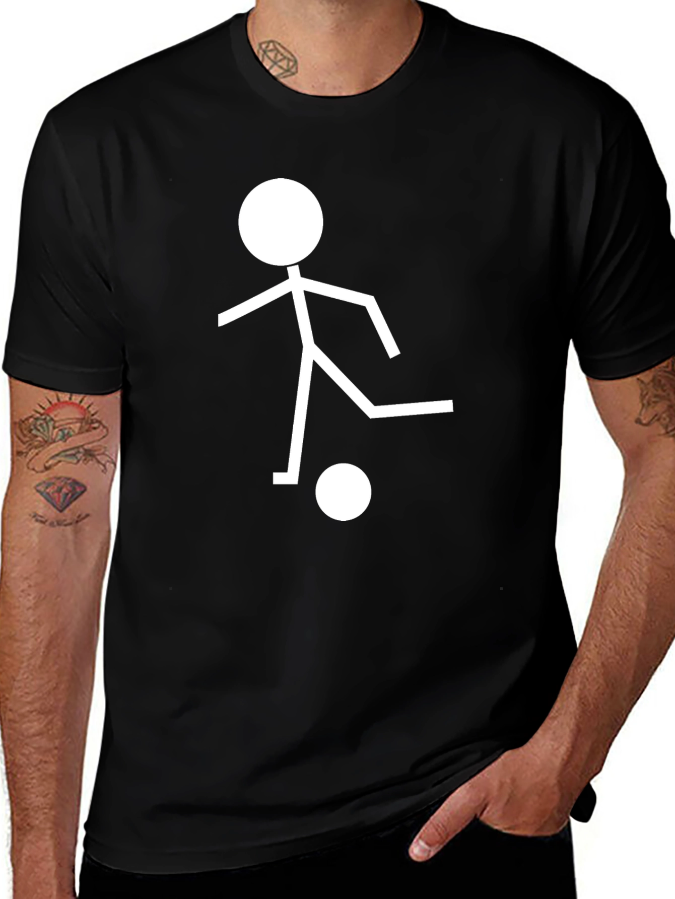 Soccer Stick Figure T-Shirt - Kick Some Fun!