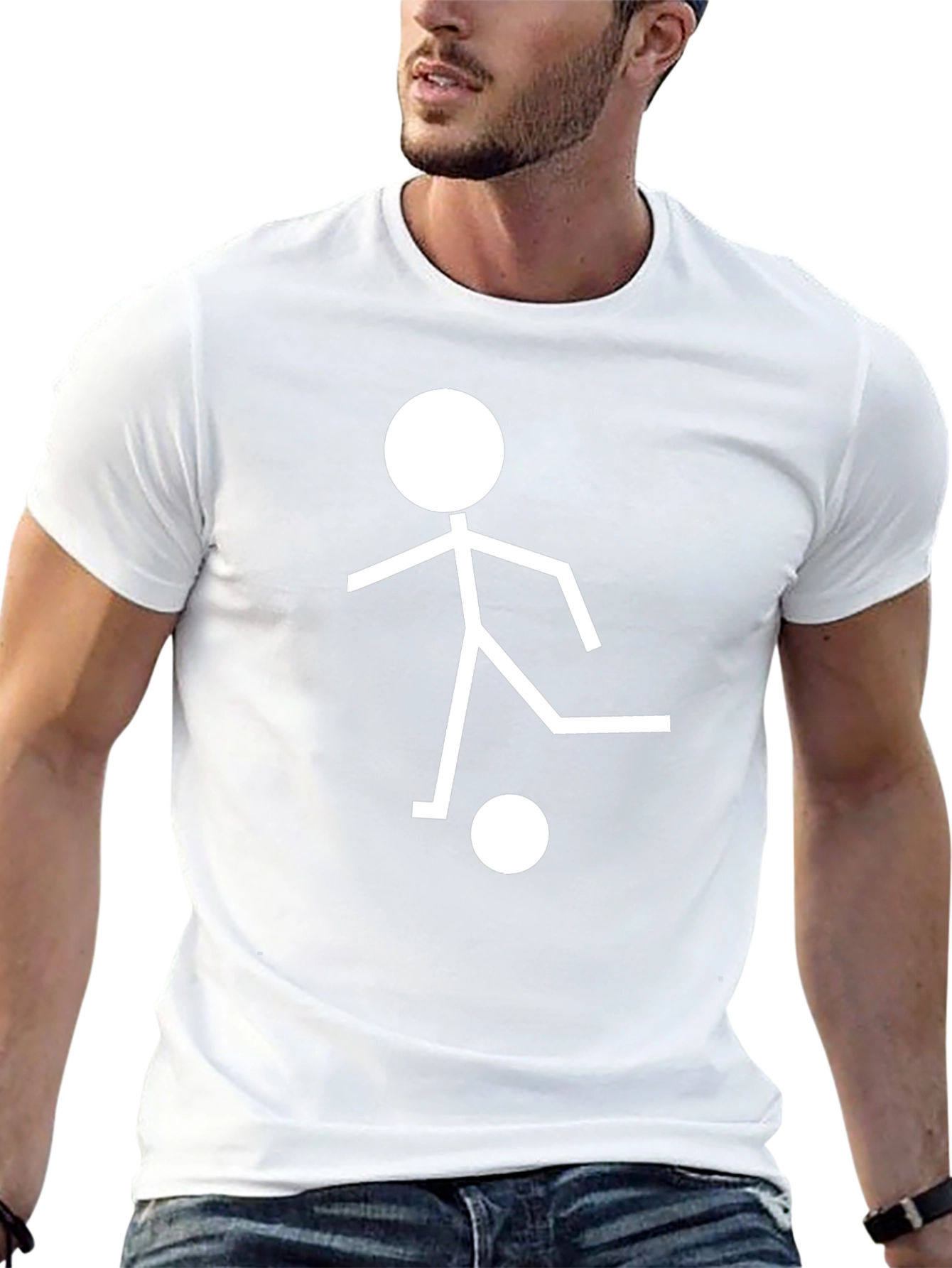 Soccer Stick Figure T-Shirt - Kick Some Fun!