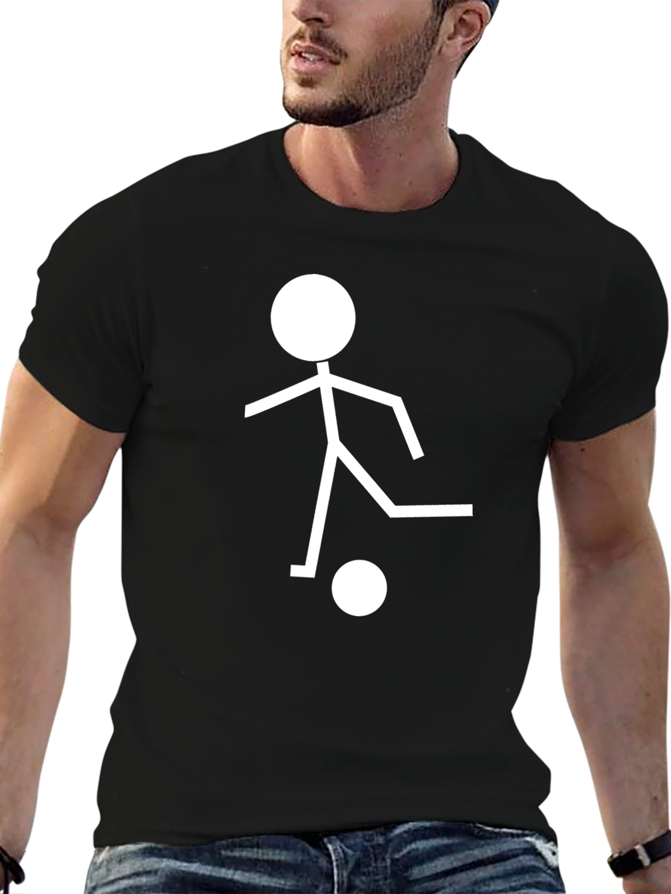 Soccer Stick Figure T-Shirt - Kick Some Fun!