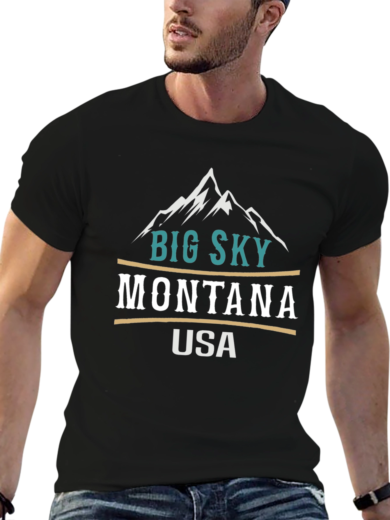 Big Sky Montana USA Graphic Tee