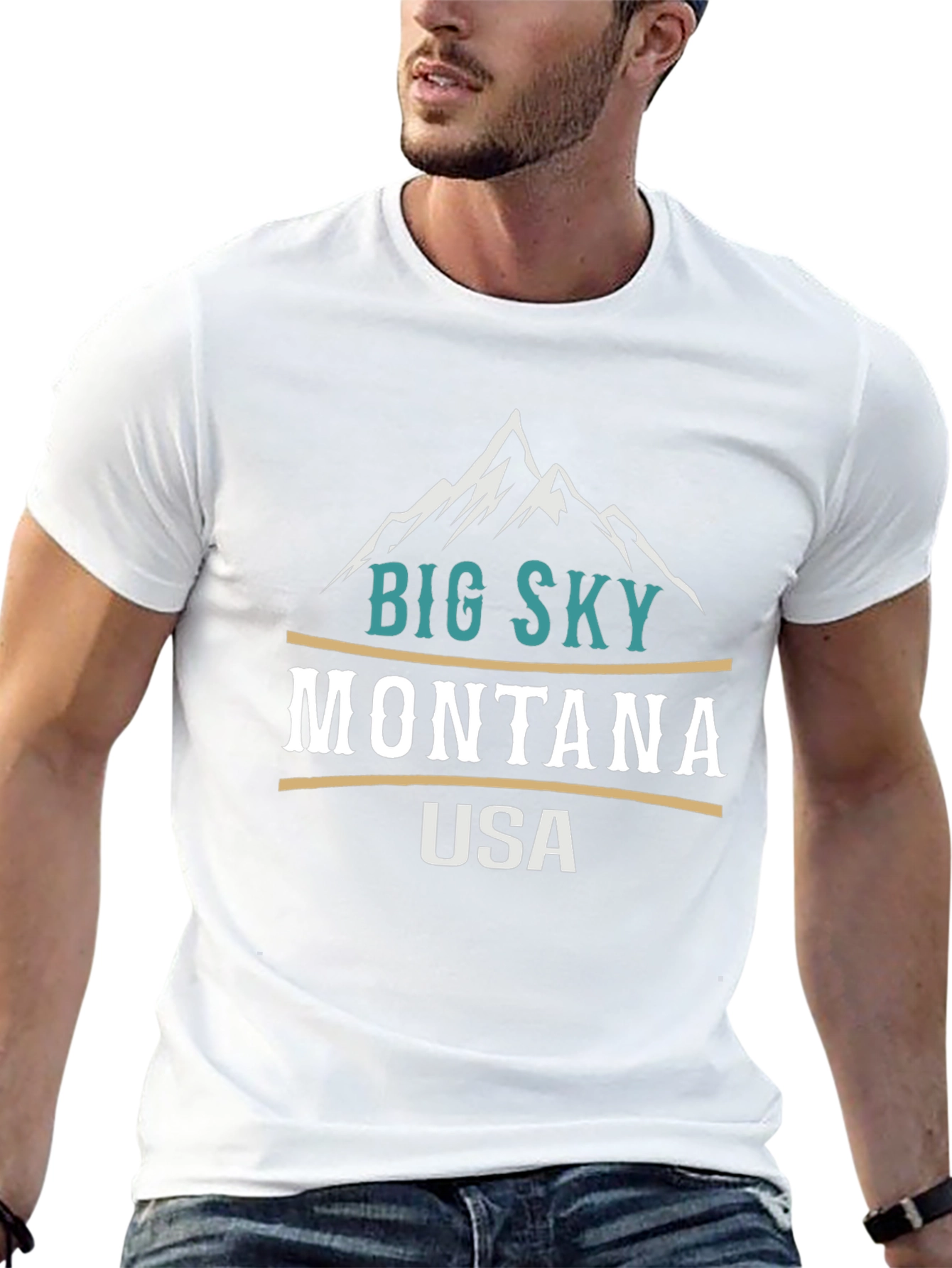 Big Sky Montana USA Graphic Tee
