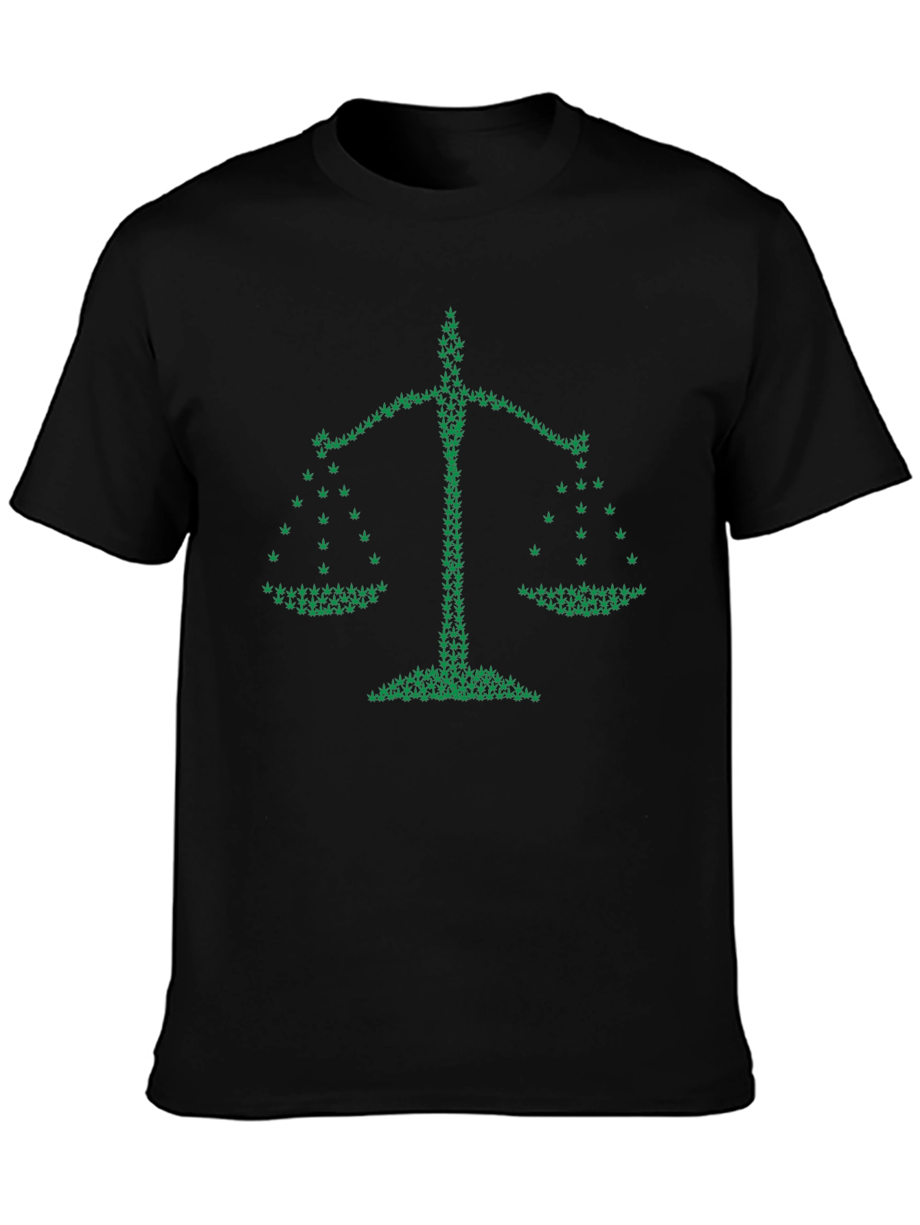 Cannabis Justice Scales Graphic Tee