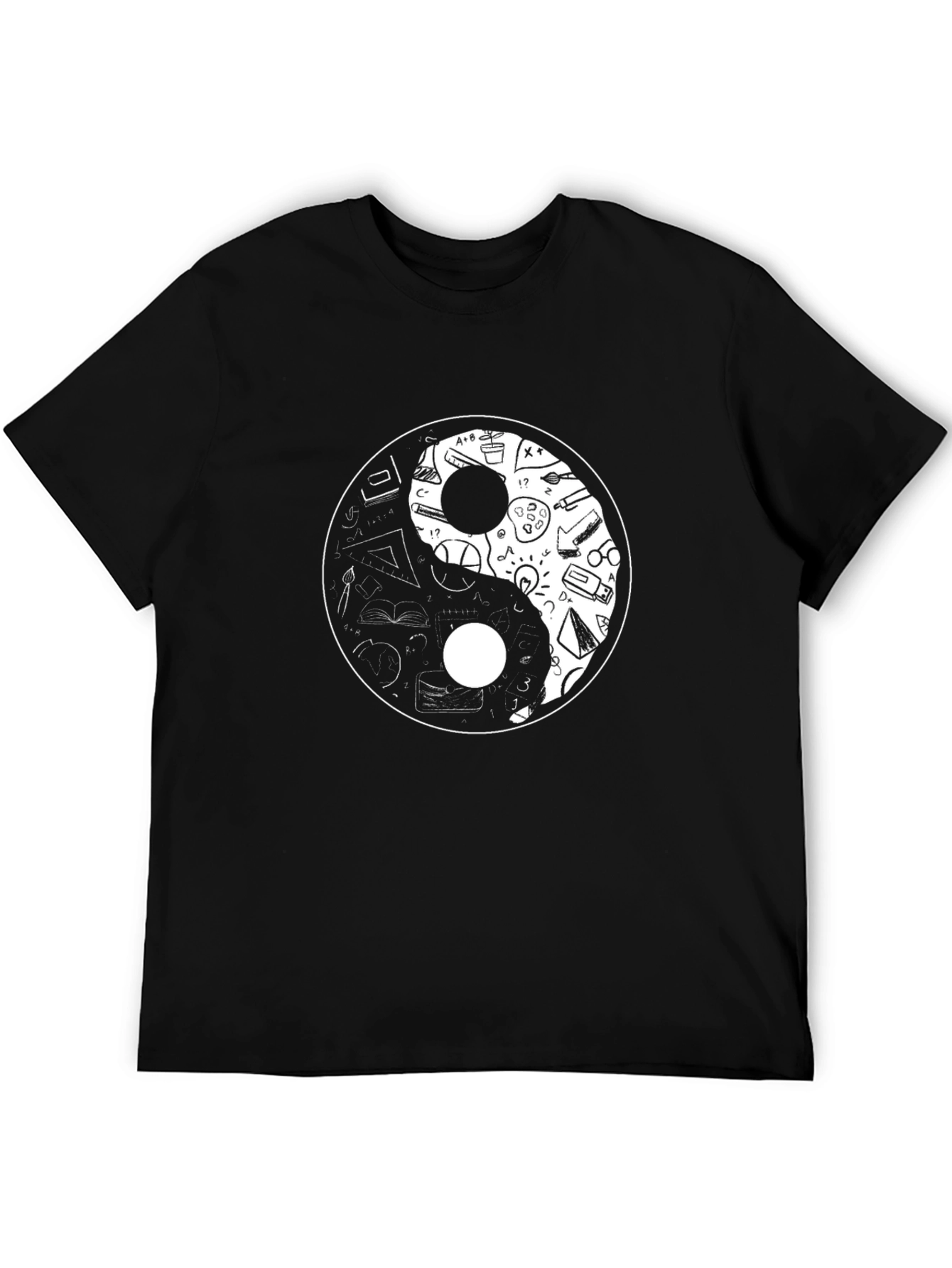 Yin Yang Education T-Shirt - Knowledge & Harmony