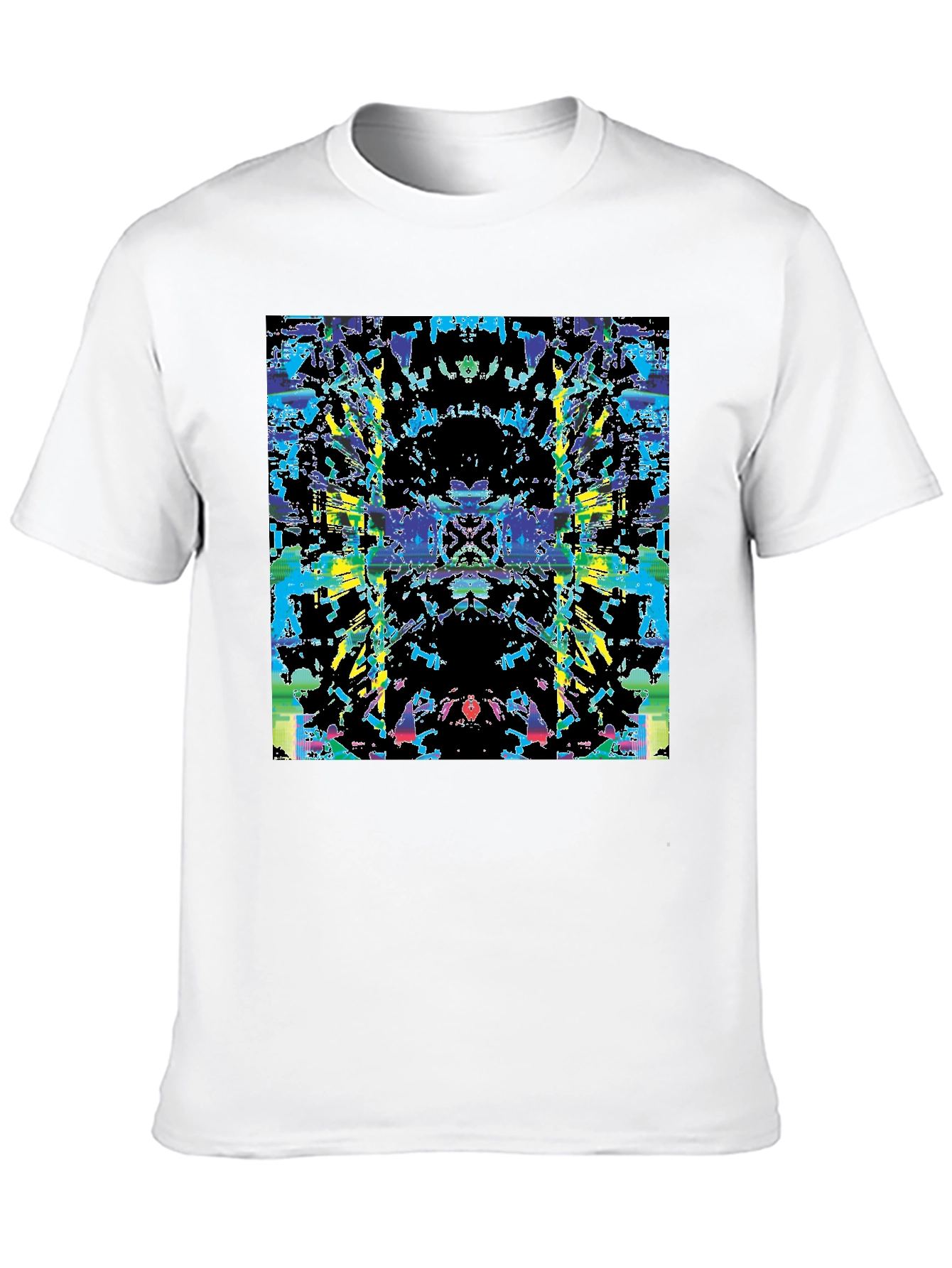 Abstract Rorschach Black T-Shirt