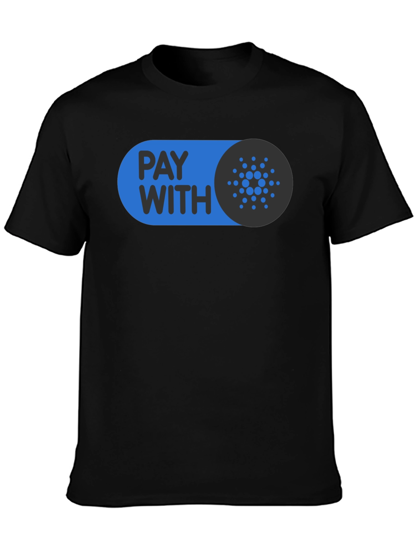 Pay With Cardano Black T-Shirt