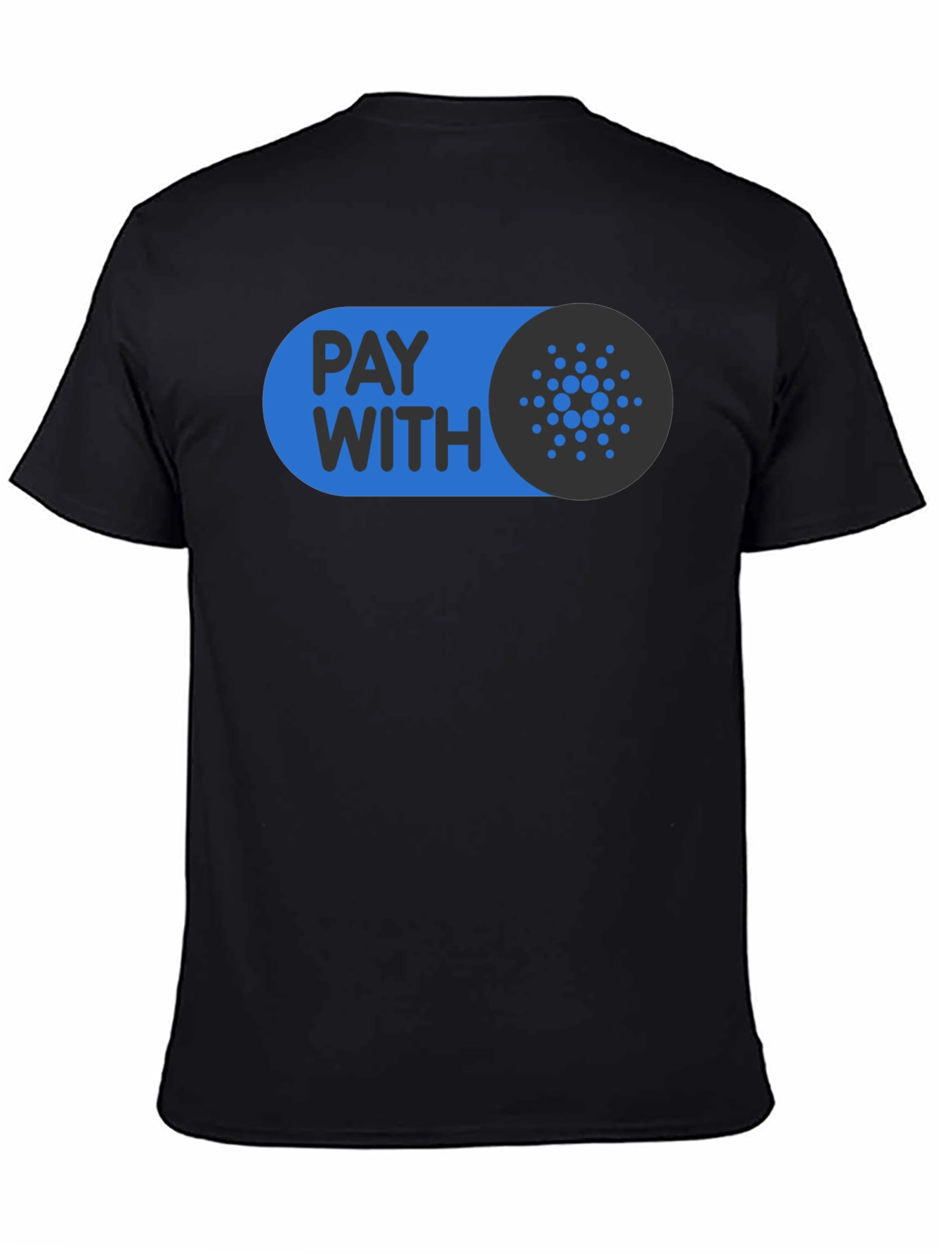 Pay With Cardano Black T-Shirt