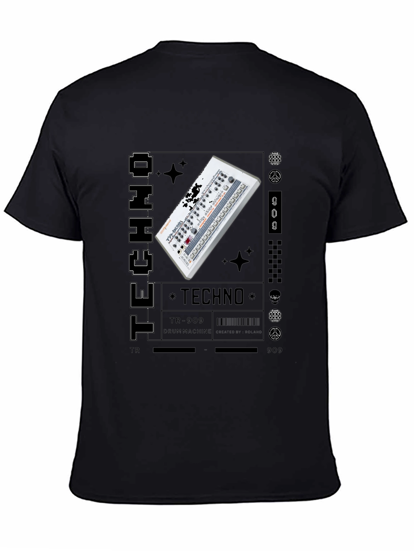 Techno Music Graphic T-Shirt