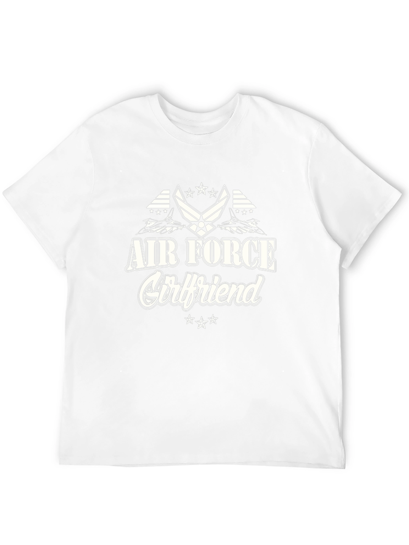 Air Force Girlfriend Graphic Tee - Black