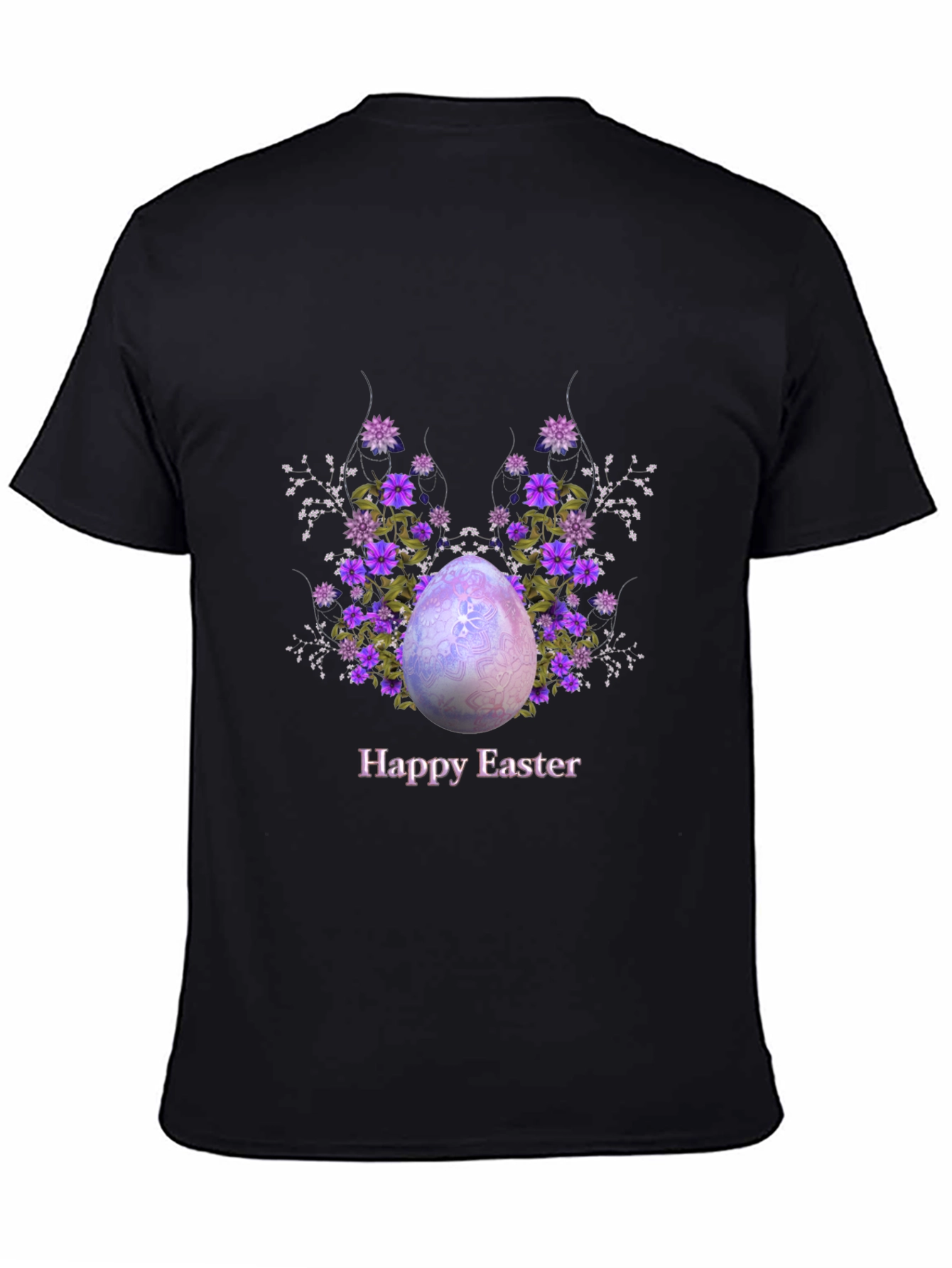 Happy Easter Egg Floral T-Shirt