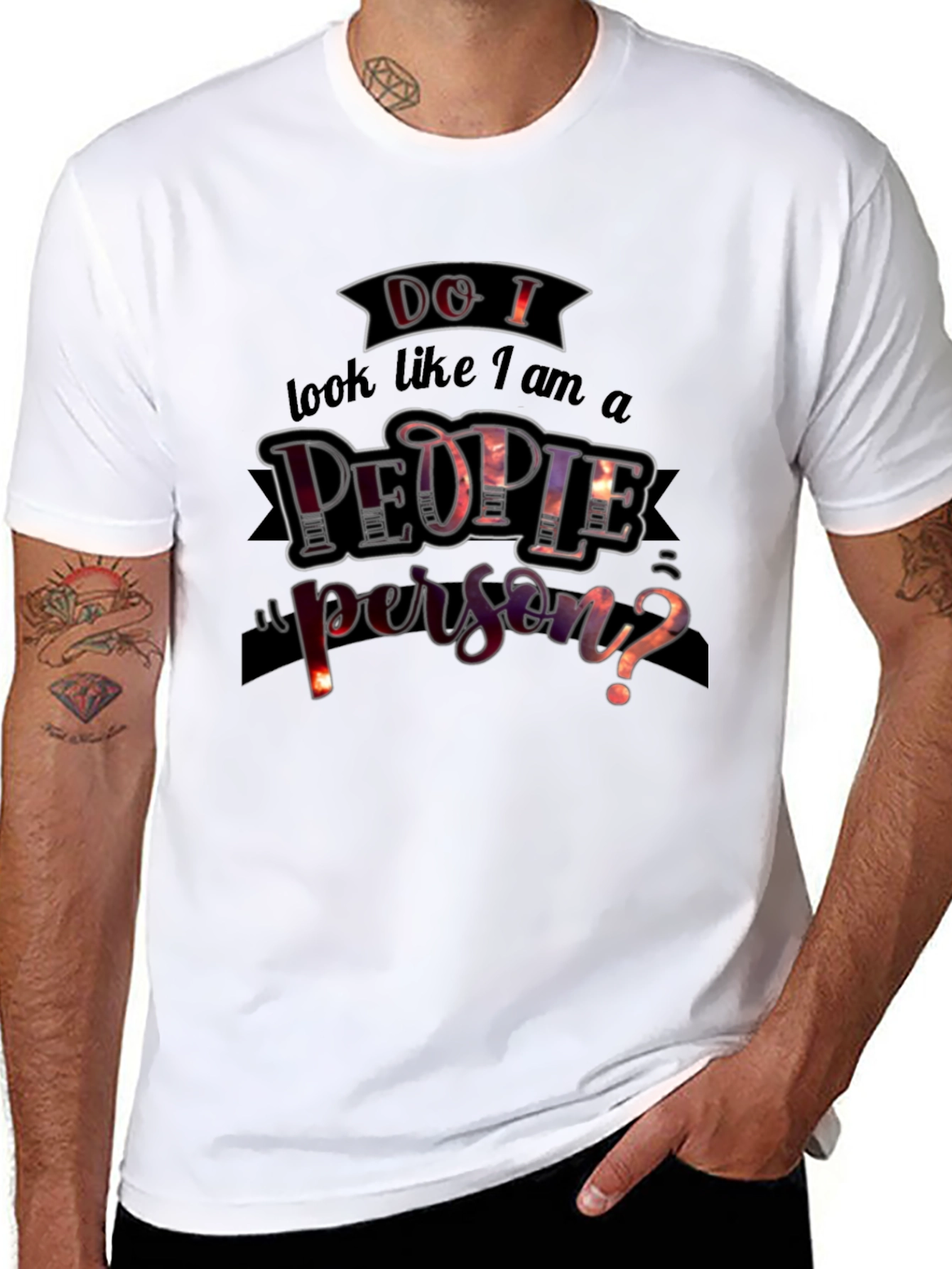 Do I Look Like a People Person? T-Shirt