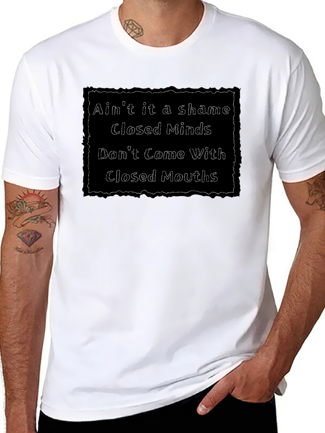 Aint It a Shame T-Shirt - Closed Minds Apparel