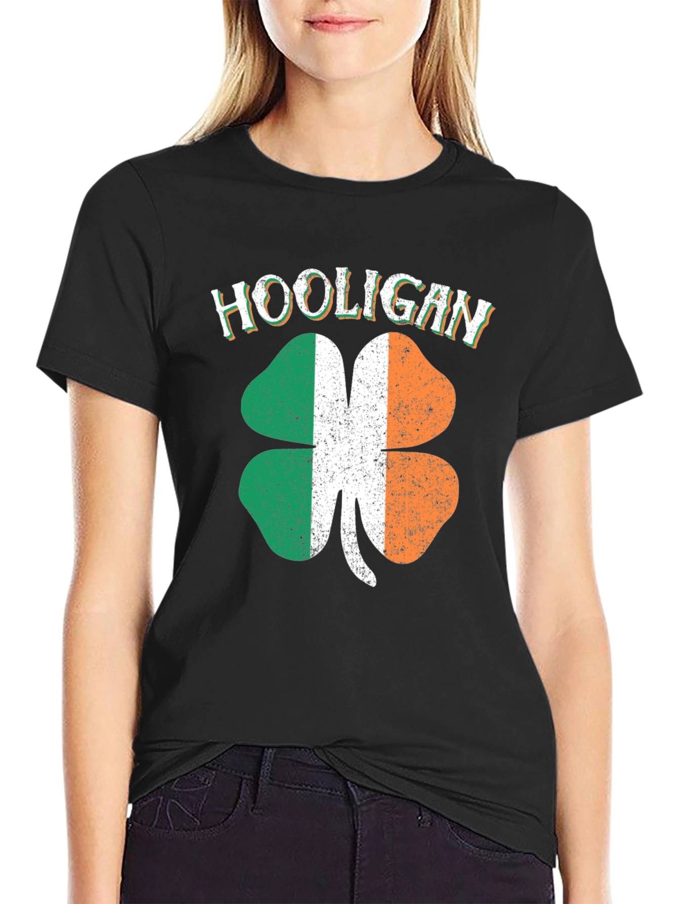 Irish Hooligan Shamrock Graphic Tee - St. Patricks Day