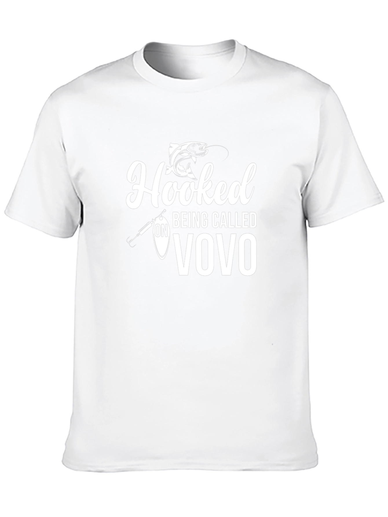 Hooked On Being Called Vovo Black T-Shirt