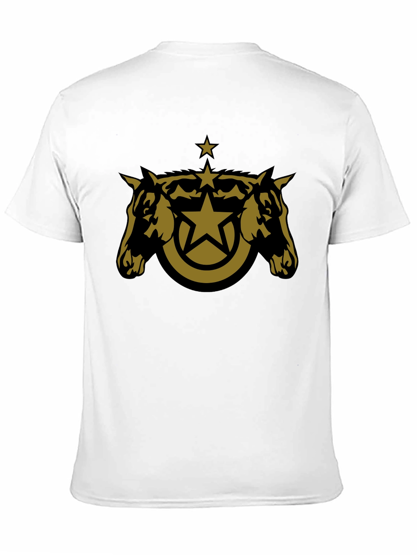Star Horse Tee - Black Cotton Blend