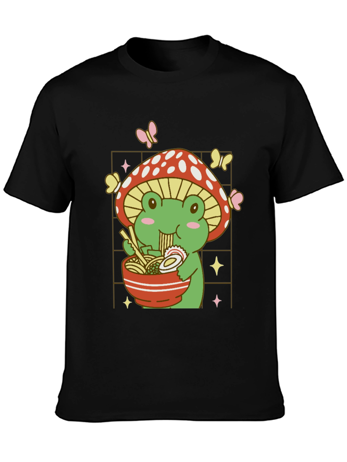 Frog Ramen Mushroom T-Shirt