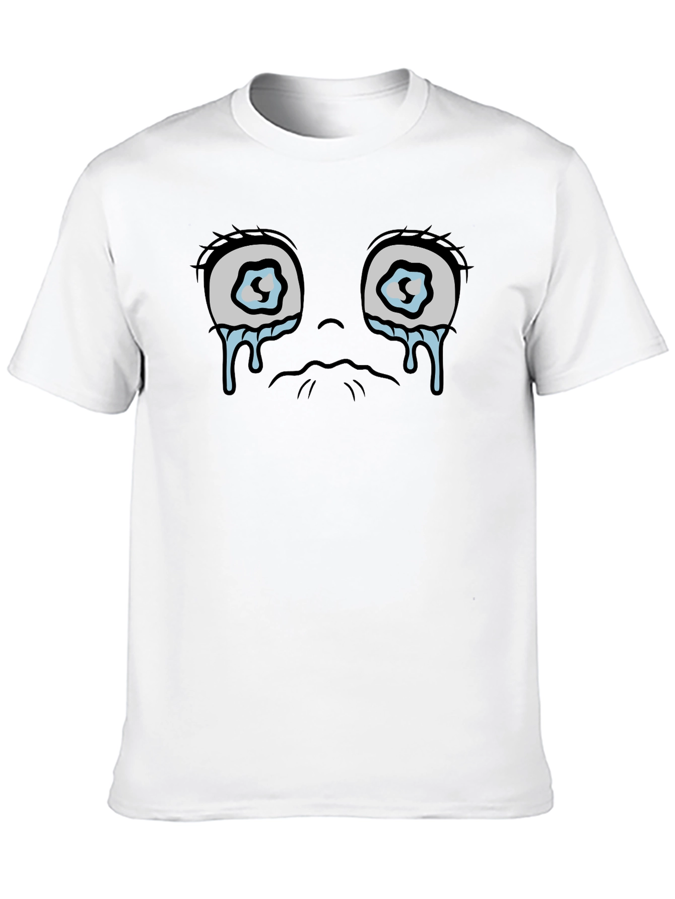 Sad Anime Eyes Graphic T-Shirt - Unisex