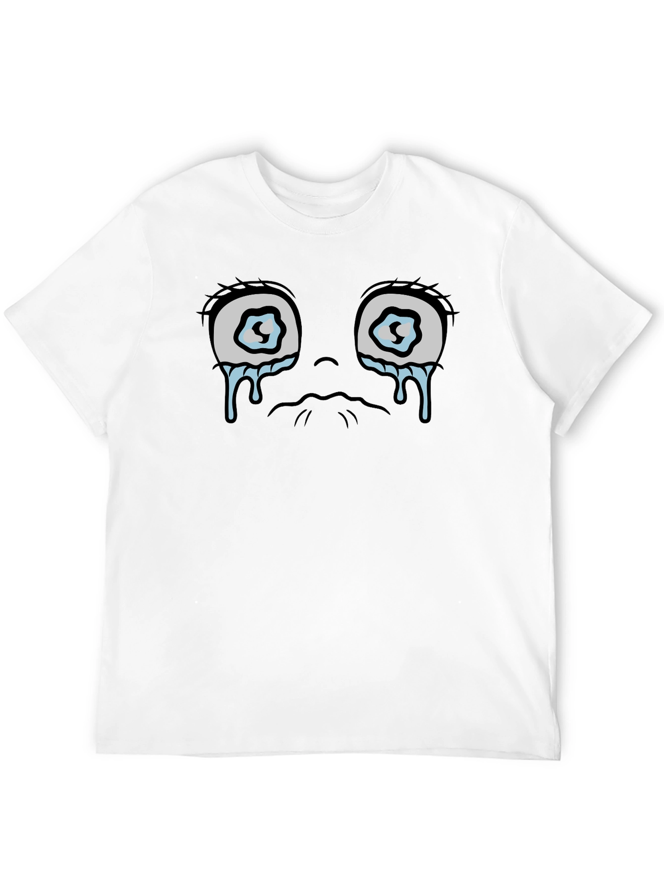 Sad Anime Eyes Graphic T-Shirt - Unisex
