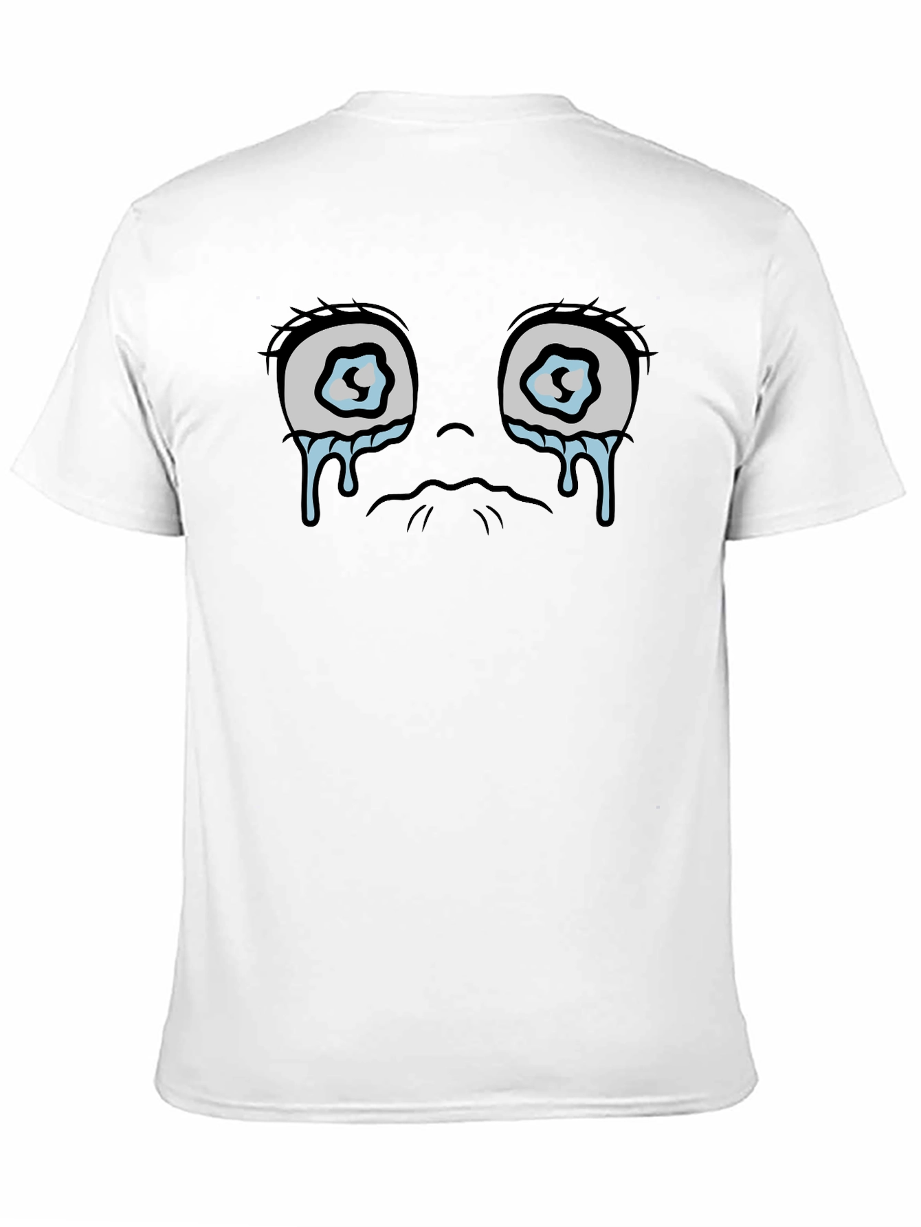 Sad Anime Eyes Graphic T-Shirt - Unisex