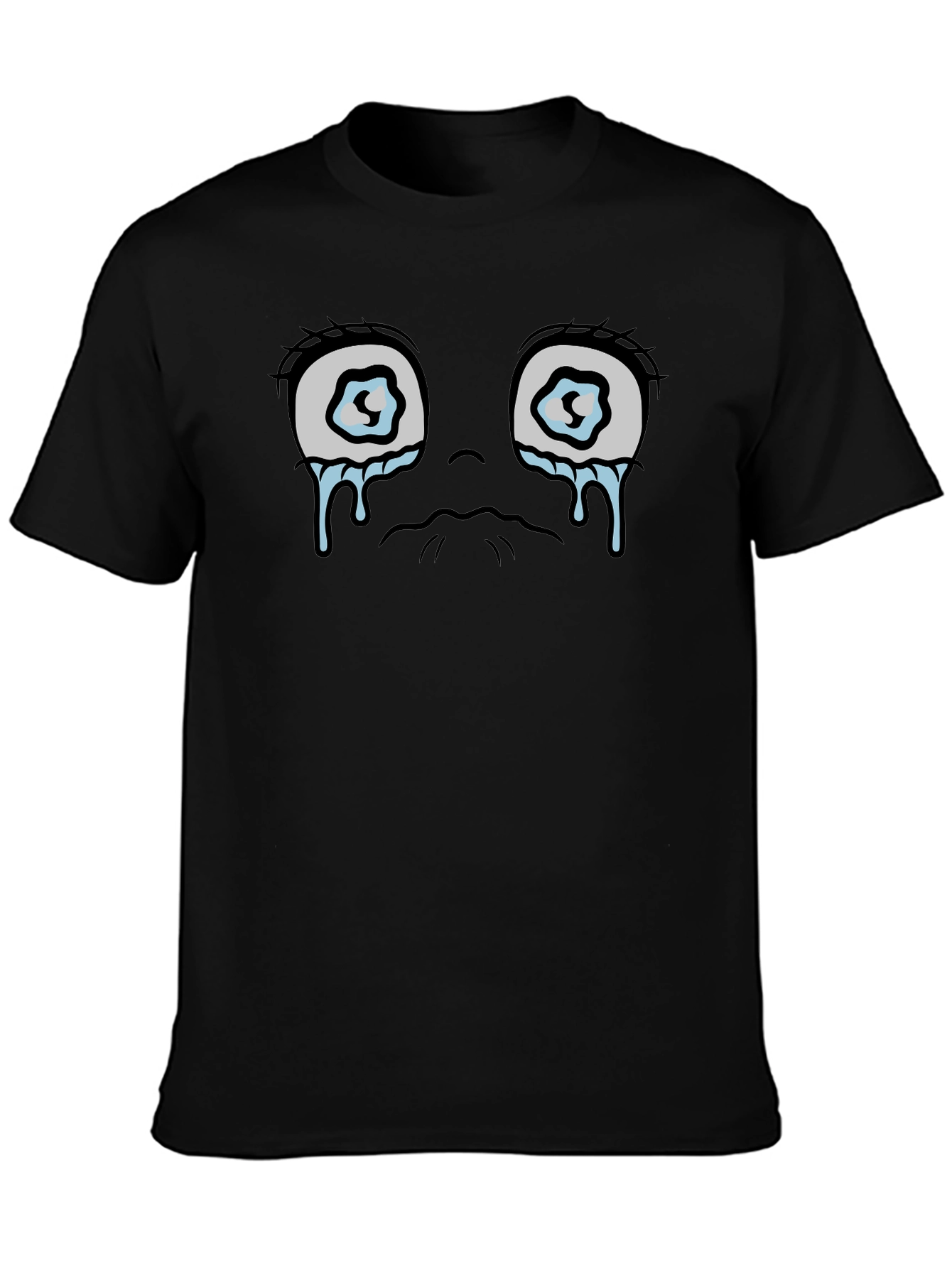 Sad Anime Eyes Graphic T-Shirt - Unisex
