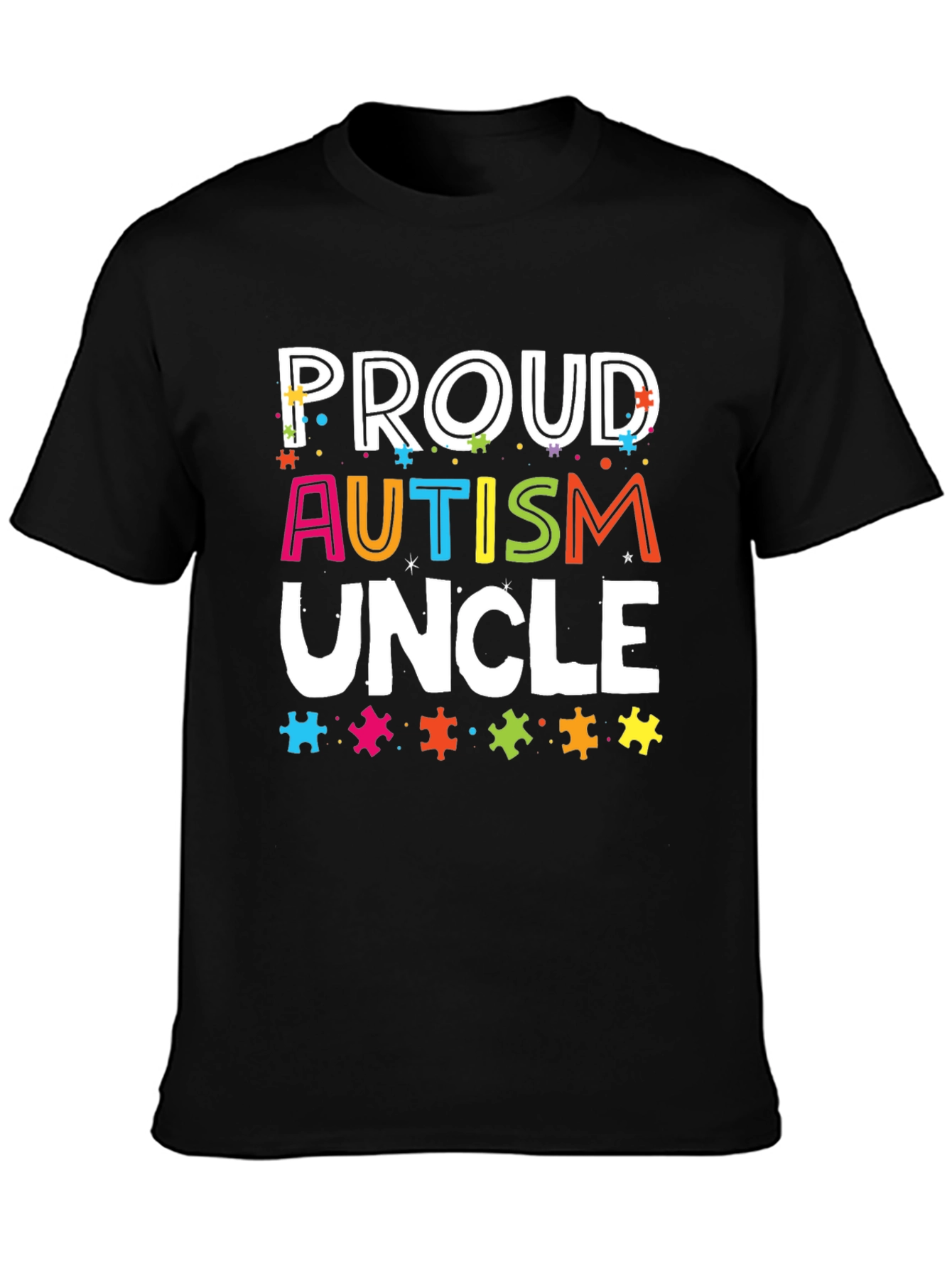 Proud Autism Uncle T-Shirt