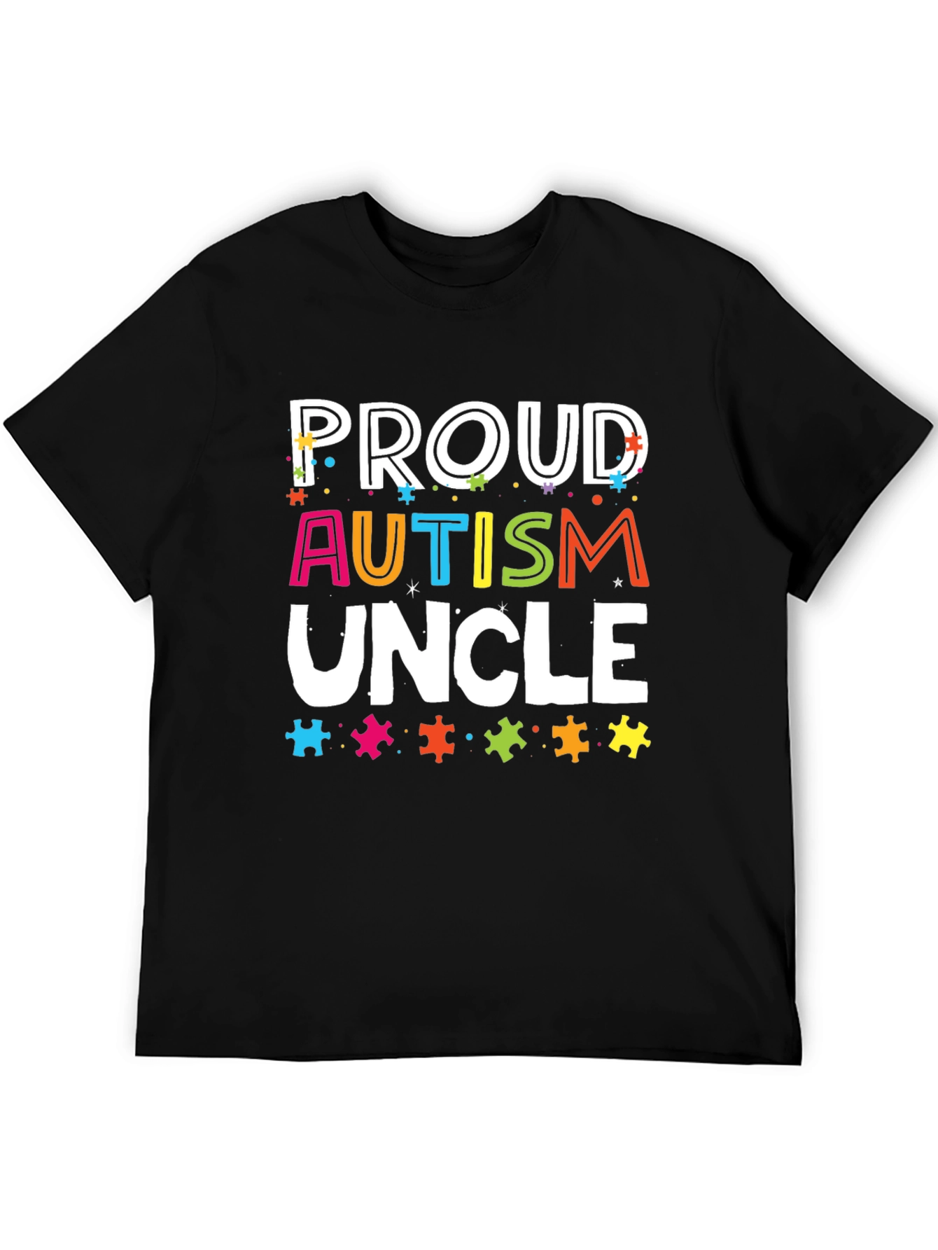 Proud Autism Uncle T-Shirt
