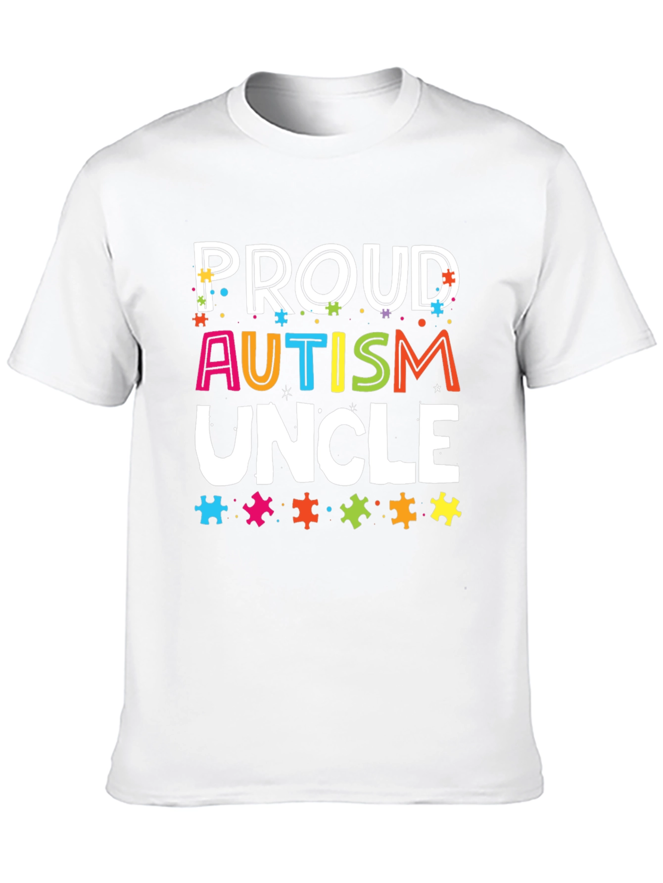 Proud Autism Uncle T-Shirt