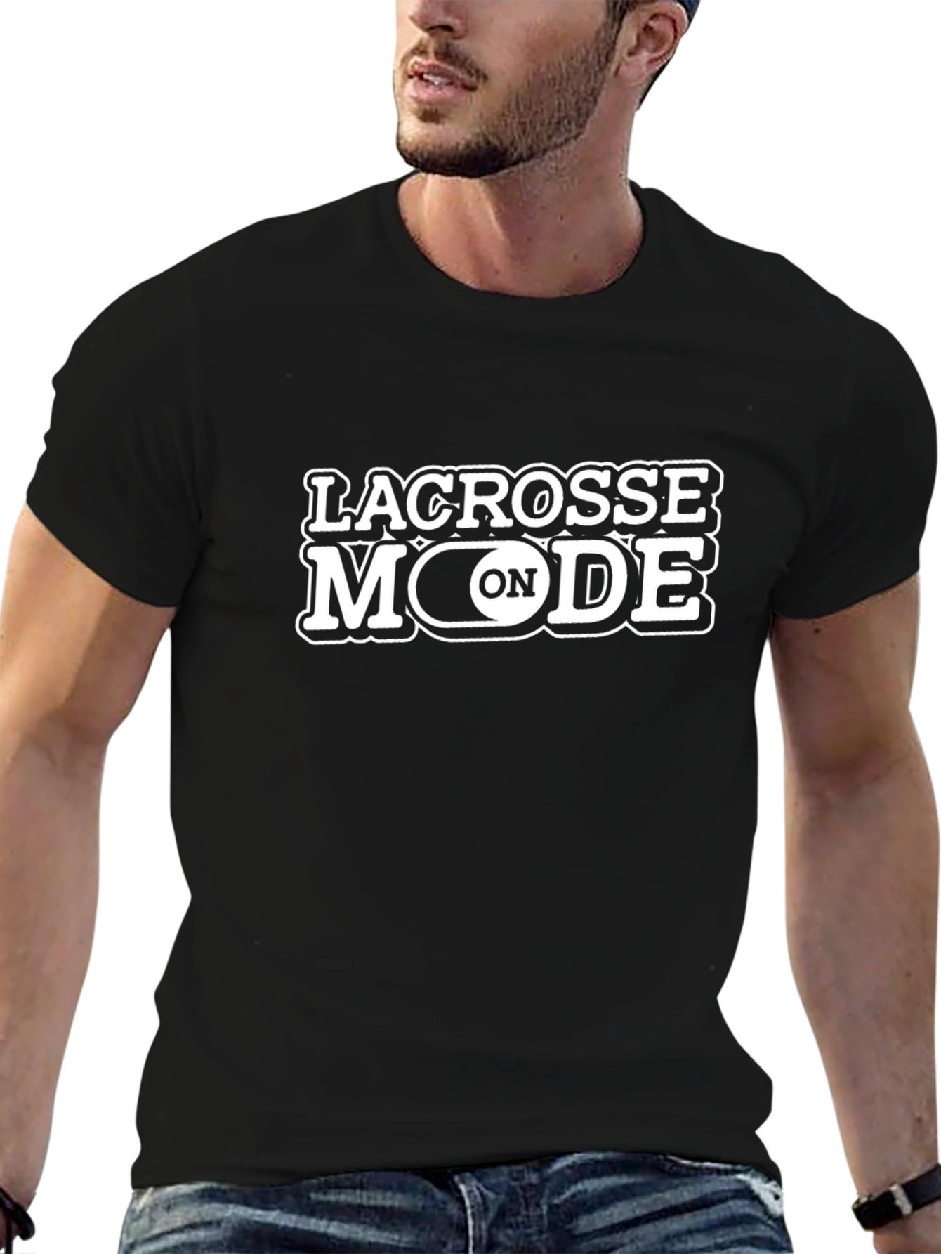 Lacrosse Mode On T-Shirt - Sporty Graphic Tee