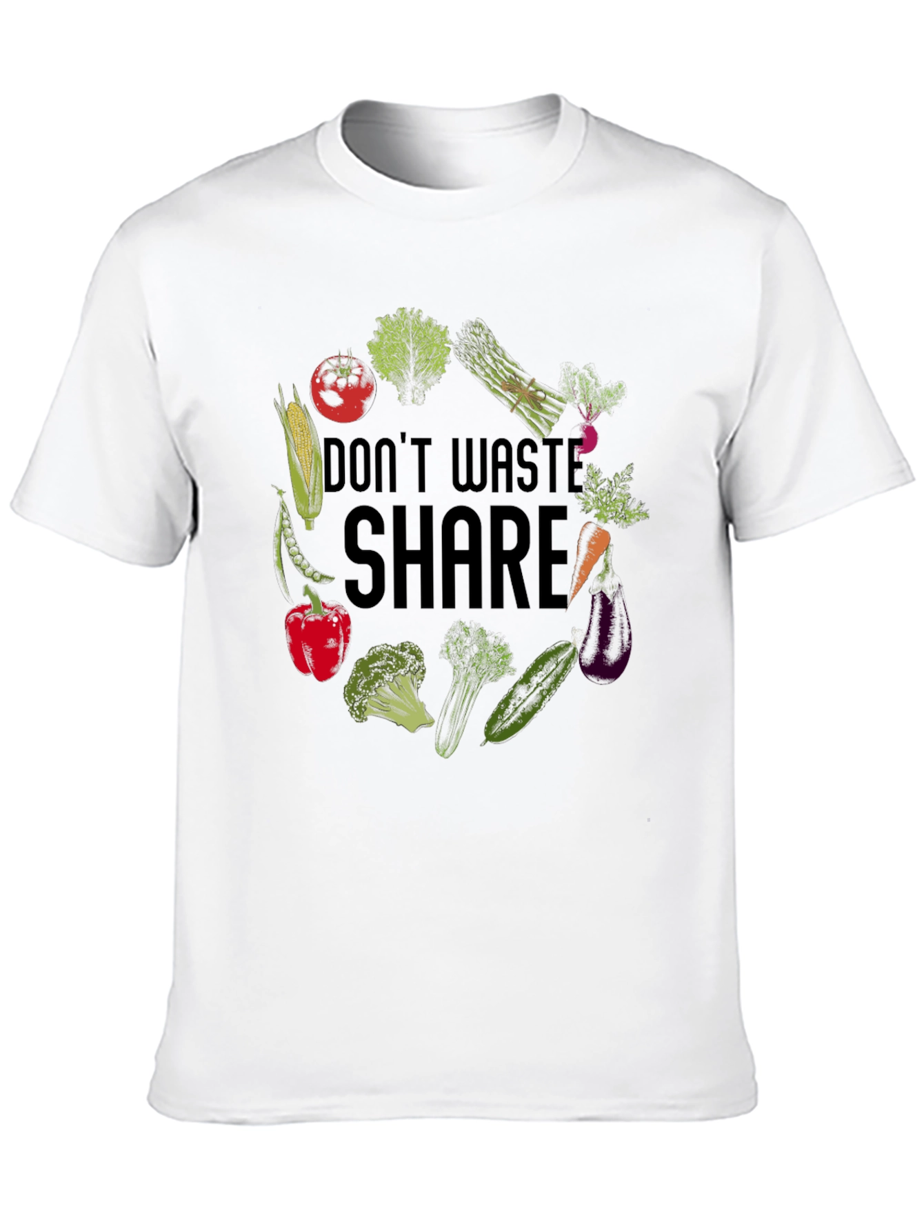 Eco-Friendly Veggie Graphic Tee
