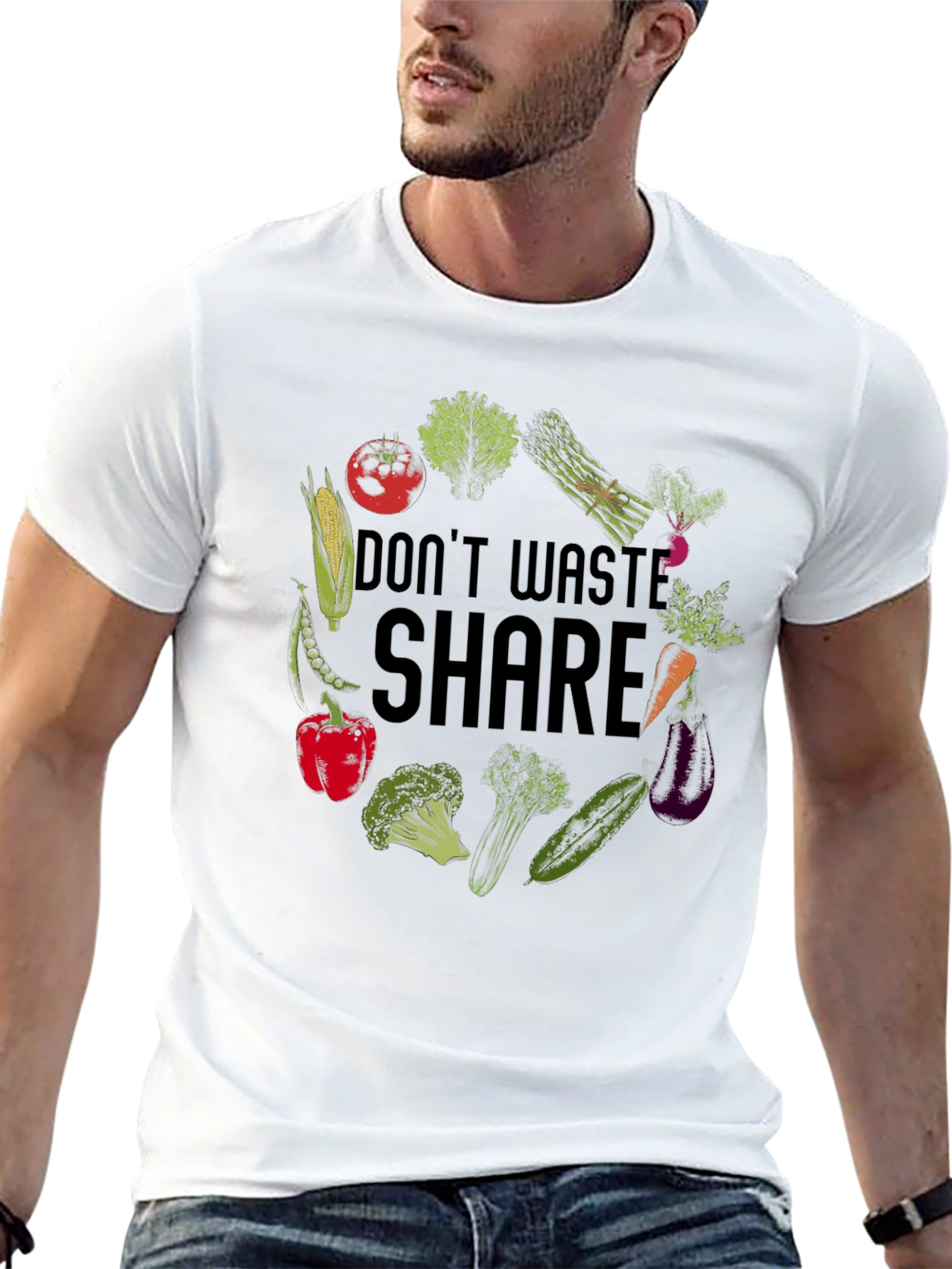 Eco-Friendly Veggie Graphic Tee