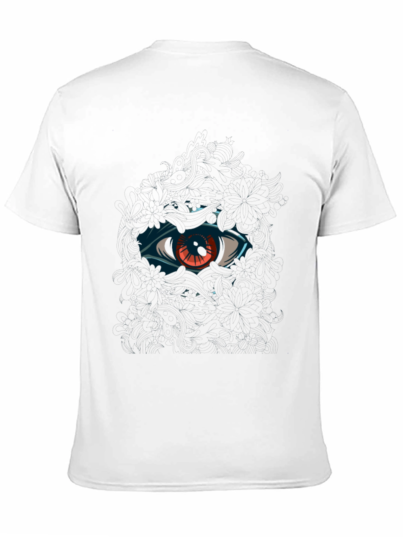 Eye Graphic Black T-Shirt Cool Design