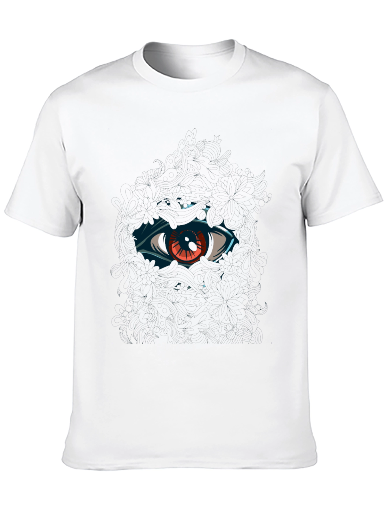 Eye Graphic Black T-Shirt Cool Design