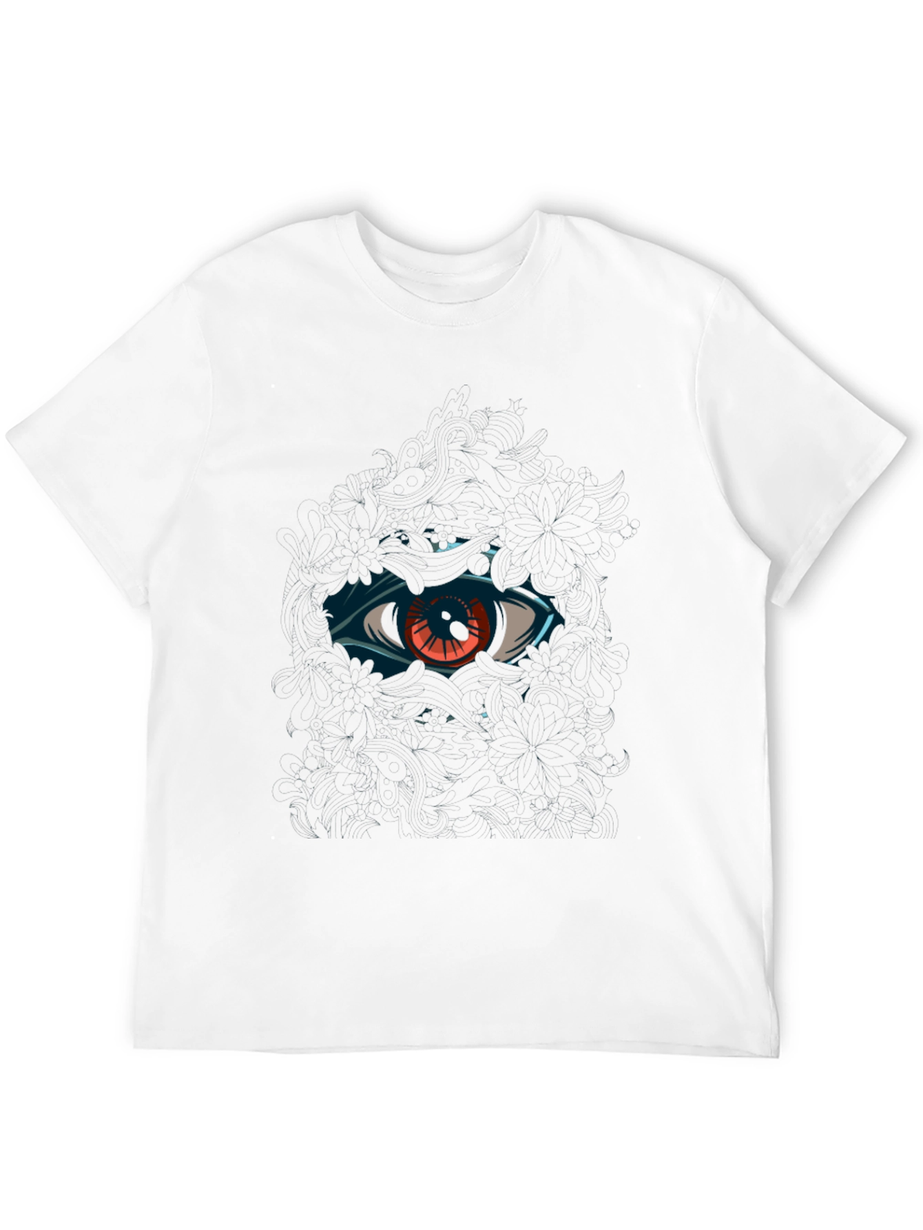 Eye Graphic Black T-Shirt Cool Design