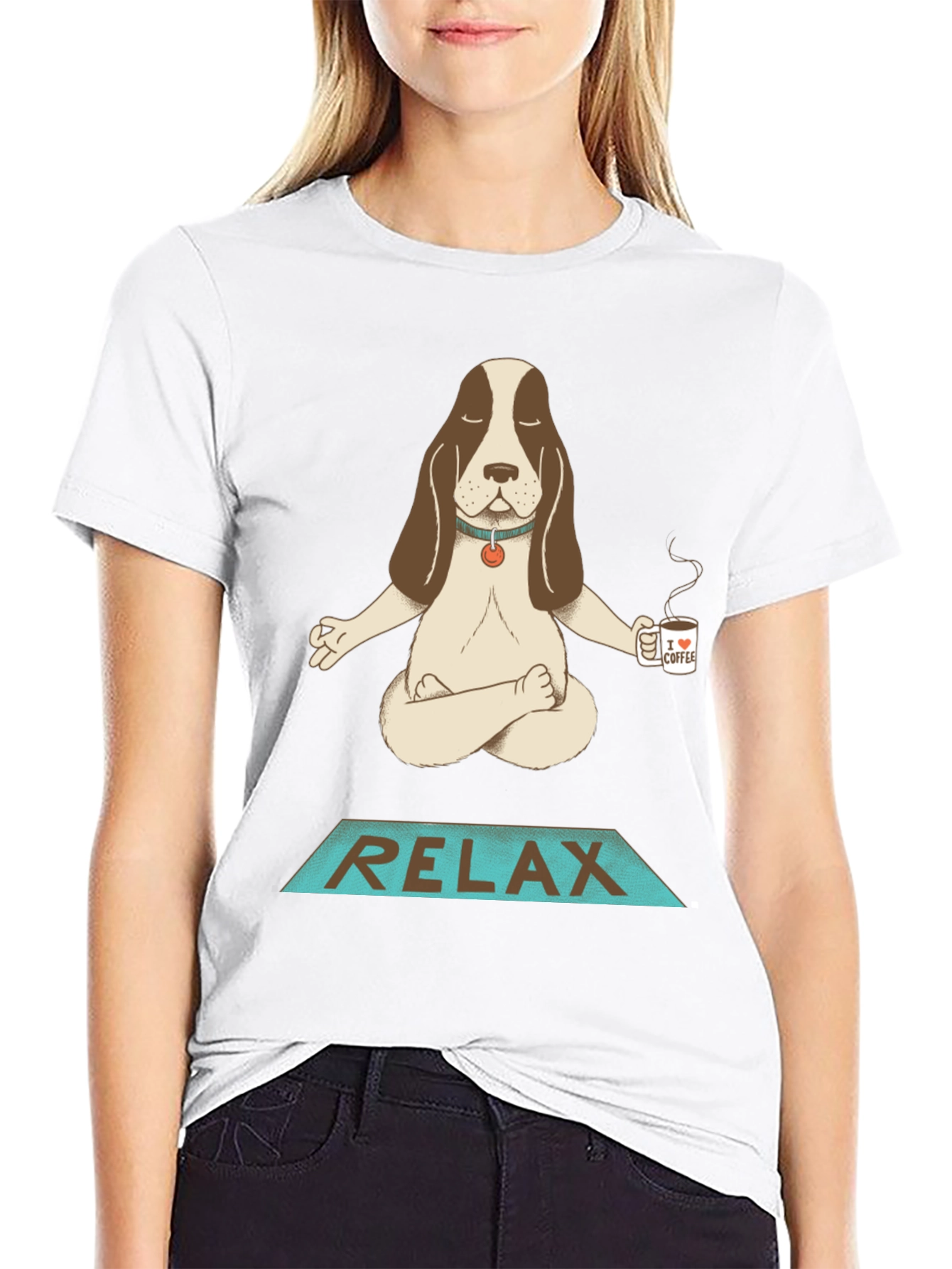 Relax Dog Meditation T-Shirt