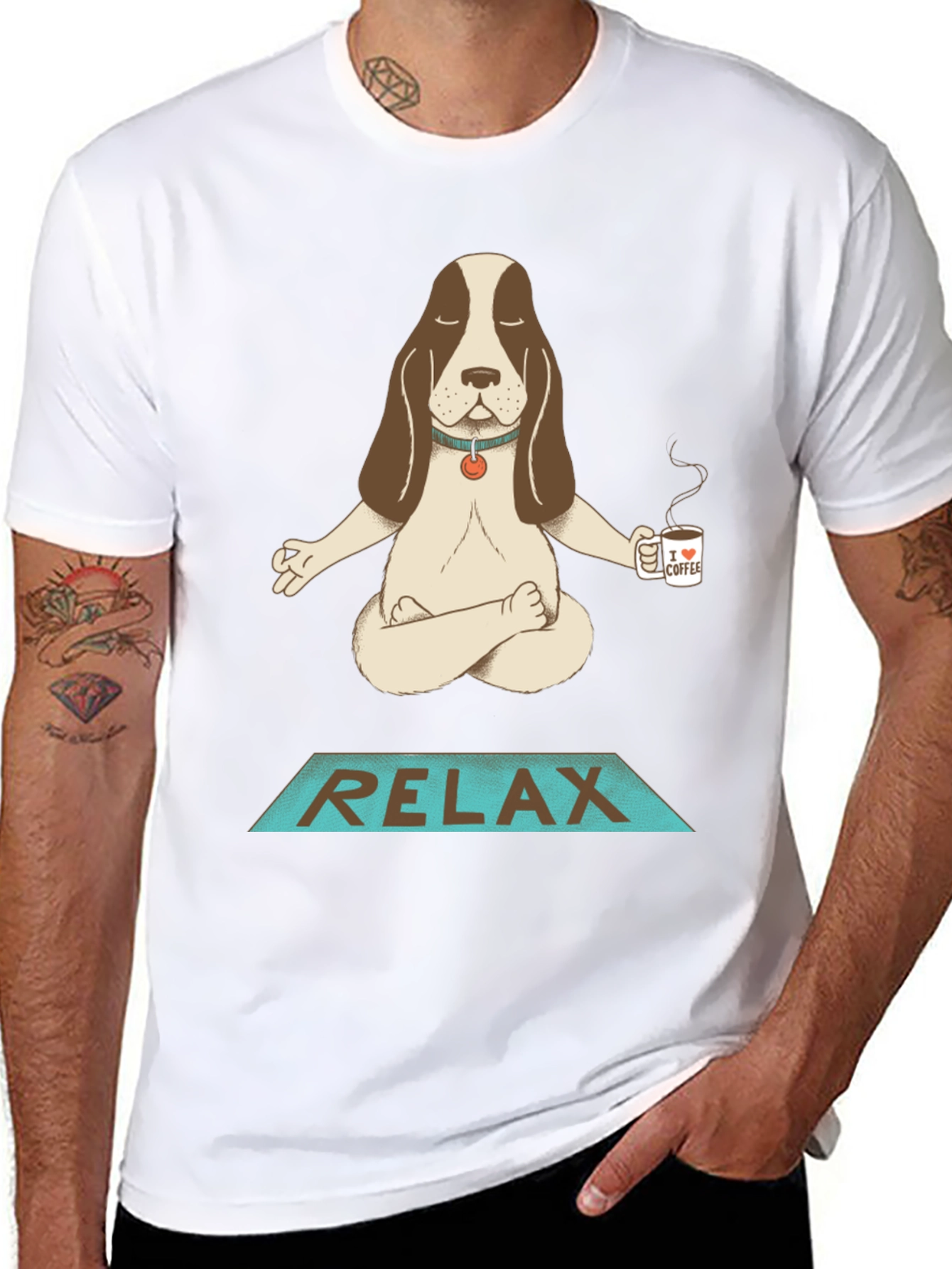 Relax Dog Meditation T-Shirt