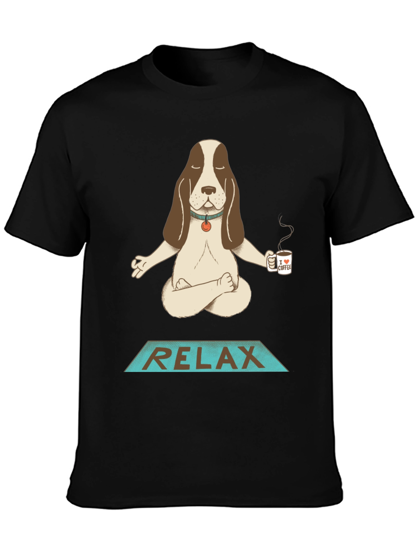 Relax Dog Meditation T-Shirt
