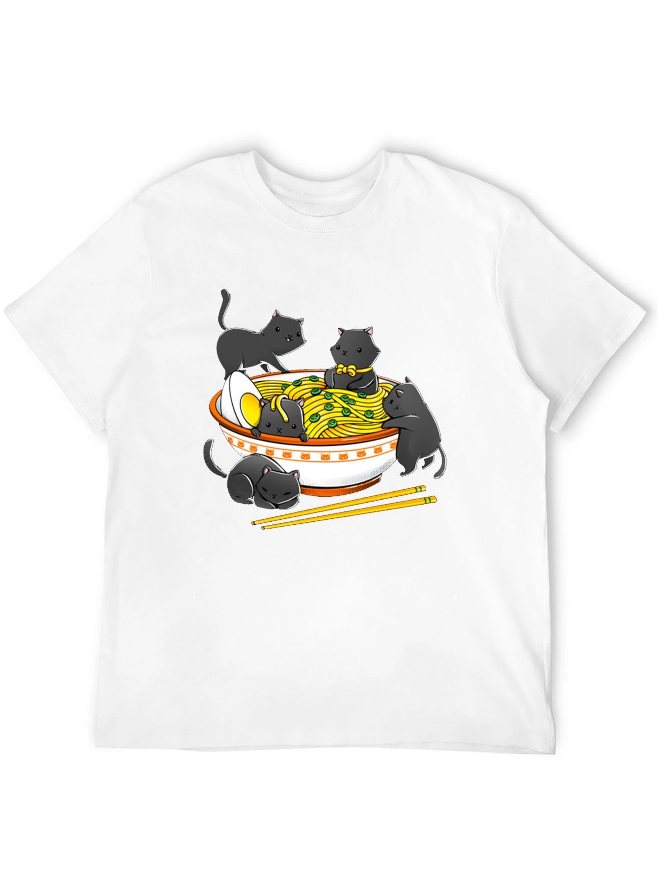 Ramen Cat T-Shirt - Unique Graphic Tee