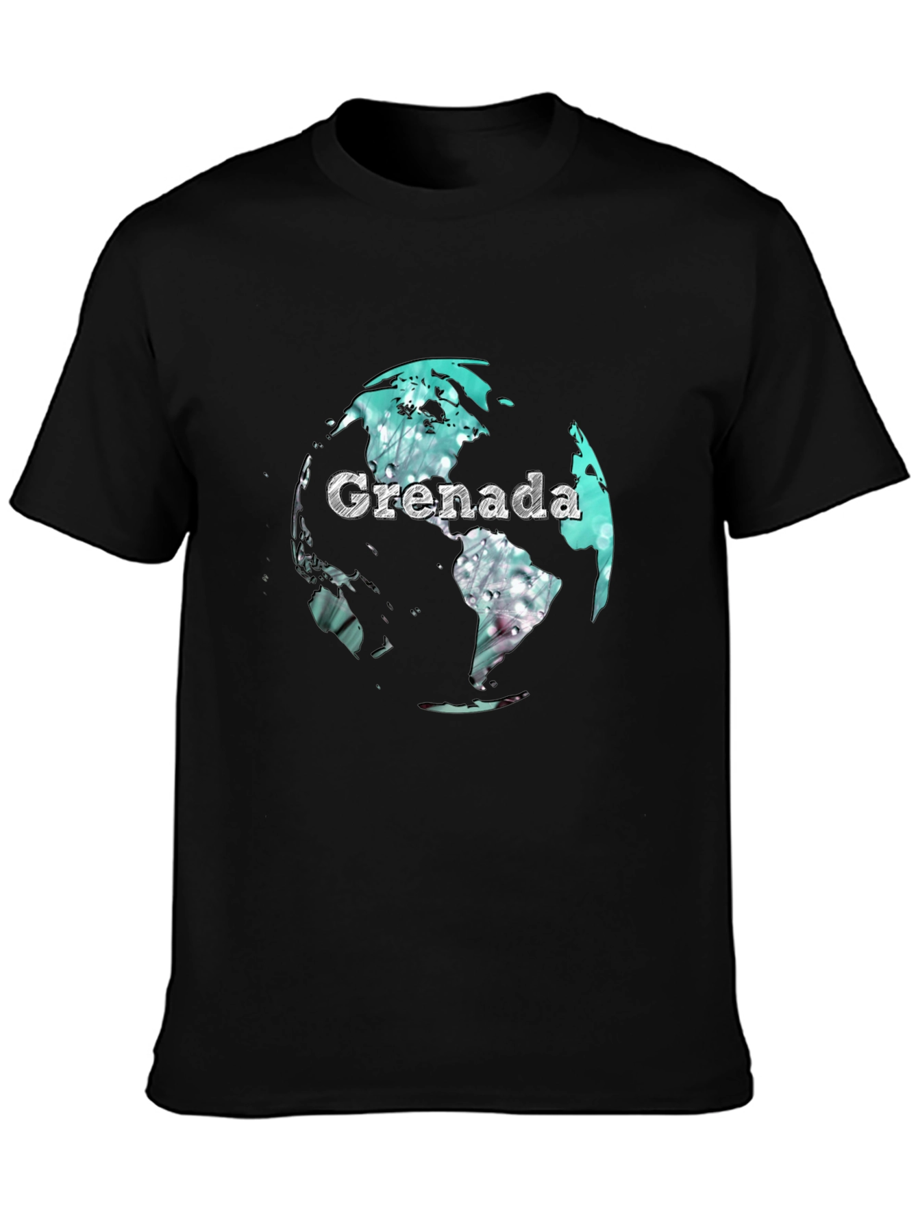 Grenada Globe Graphic Tee - Stylish Travel T-Shirt