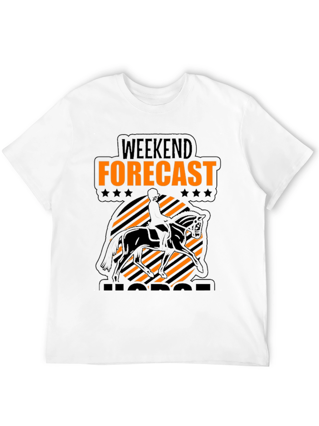 Weekend Forecast Horse Riding T-Shirt