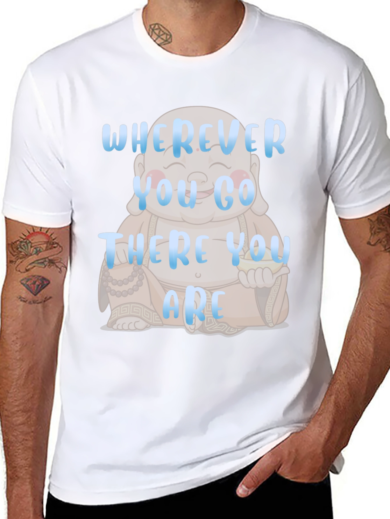 Buddha Quote Graphic T-Shirt - Relaxed Fit