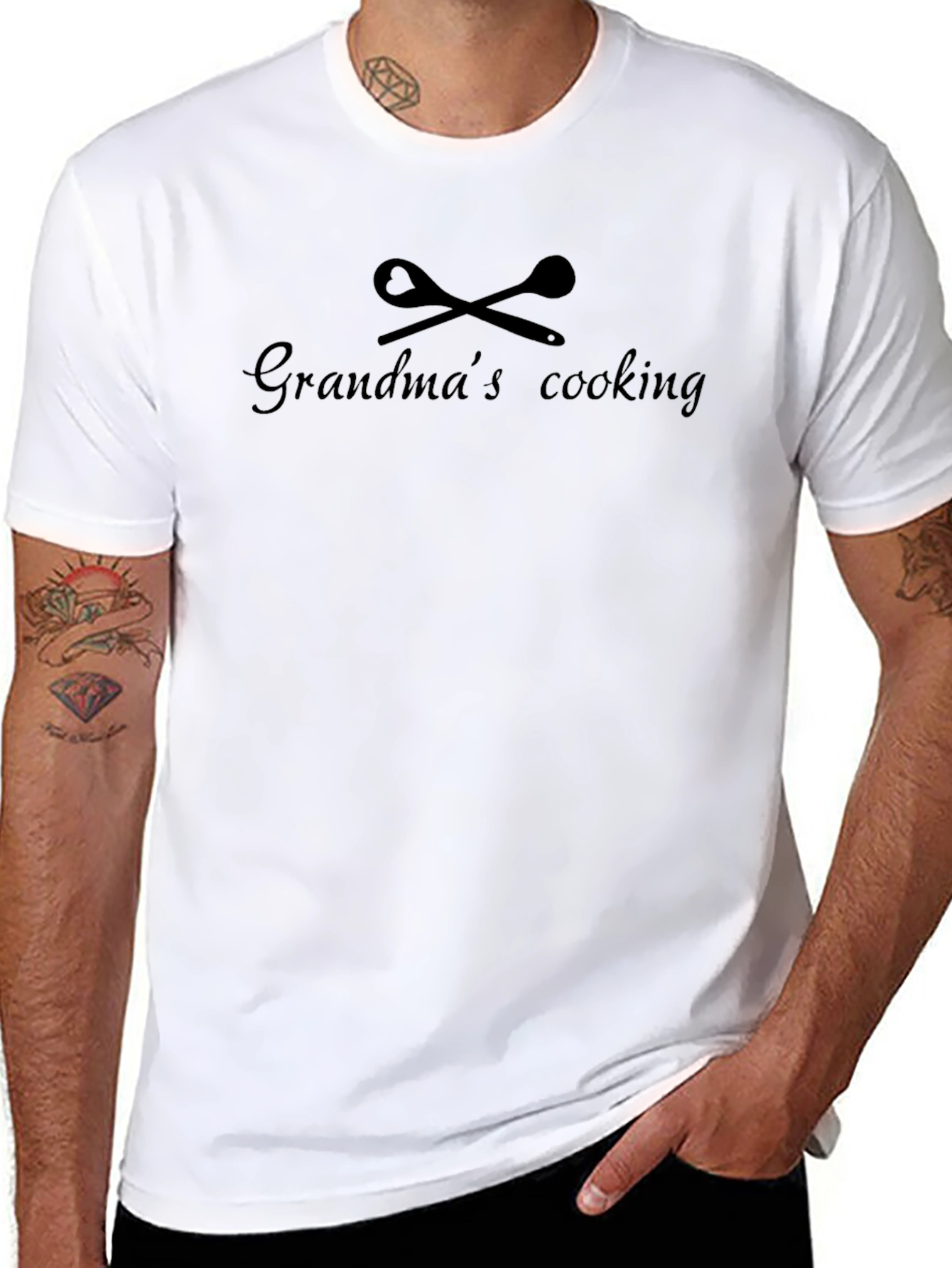 Grandmas Cooking Black T-Shirt